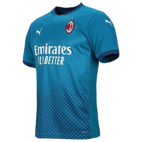 Tailandia Camiseta AC Milan Tercera Equipación 2020-2021 Azul